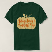 Thanksgiving herfst bladeren en pompoenen alstubli t-shirt (Design voorkant)