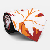 Thanksgiving herfst bladeren-esple douanegoederen stropdas (Opgerold)