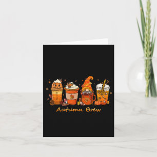 Thanksgiving herfst brouwen Herfst koffie pompoen  Kaart