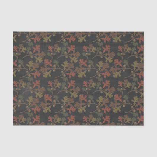 Thanksgiving herfst Chalkboard Patroon Tissuepapier (Voorkant)