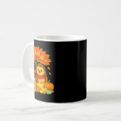 Thanksgiving Herfst Egel Blad Herfst Boom Koffiemok (Voorkant links)