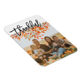 Thanksgiving Herfst Foliage laat Script-foto's val Magneet (Rechterzijde)