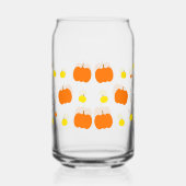 Thanksgiving Herfst Geef Bedankt Can Glass Wrap Blikvorm Glas (Links)