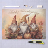 Thanksgiving Herfst Gnomen Tissuepapier (Craft)