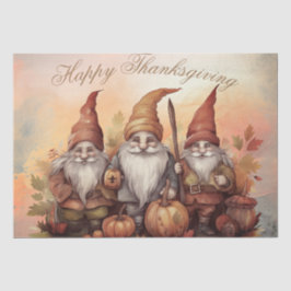 Thanksgiving Herfst Gnomen Tissuepapier