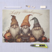 Thanksgiving Herfst Gnomen Tissuepapier (Craft)