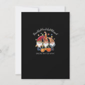 Thanksgiving Herfst Gnomes bedankt Grateful Blesse Kaart (Voorkant)