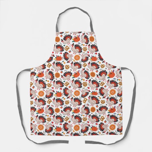 Thanksgiving Herfst herfst Chef Schort (Voorkant)