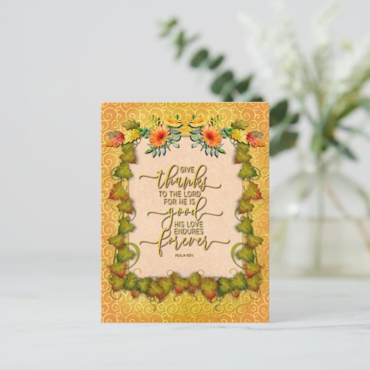 Thanksgiving herfst Herfst esdoorn bladeren en pom Briefkaart (Staand voorkant)