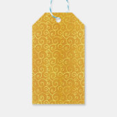 Thanksgiving herfst Herfst esdoorn bladeren en pom Cadeaulabel (Achterkant)