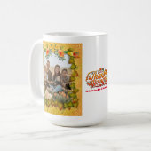 Thanksgiving herfst Herfst esdoornblad en zonneblo Koffiemok (Voorkant links)