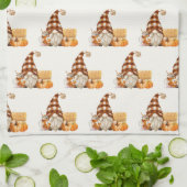 Thanksgiving herfst Herfst Gnomen Theedoek (Gevouwen)