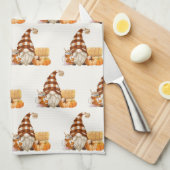 Thanksgiving herfst Herfst Gnomen Theedoek (Quarter Fold)