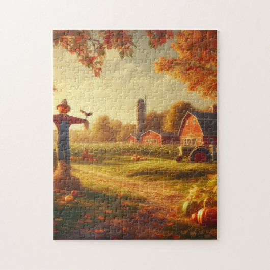 Thanksgiving/Herfst/Herfst op het boerderij Legpuzzel (Verticaal)