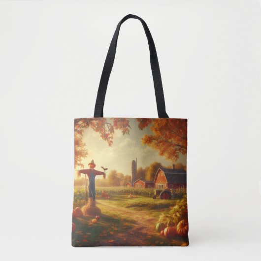 Thanksgiving/Herfst/Herfst op het boerderij Tote Bag (Voorkant)