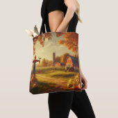 Thanksgiving/Herfst/Herfst op het boerderij Tote Bag (Dichtbij)