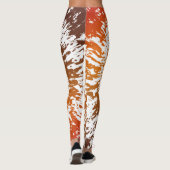 Thanksgiving herfst herfst Tie Dye Gift Patroon Leggings (Achterkant)