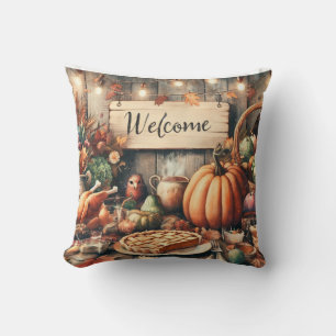 Thanksgiving/Herfst/Herfst/Vintage Kussen