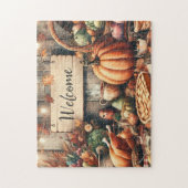 Thanksgiving/Herfst/Herfst/Vintage Legpuzzel (Verticaal)