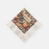 Thanksgiving/Herfst/Herfst/Vintage Servet (Hoek)