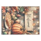 Thanksgiving/Herfst/Herfst/Vintage Tafelkleed (Voorkant (Horizontaal))