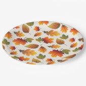 Thanksgiving Herfst in het donker/najaar kleurrijk Papieren Bordje (Gekanteld)