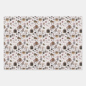 Thanksgiving & Herfst inpakpapier 3 Funky vellen (Voorkant 3)