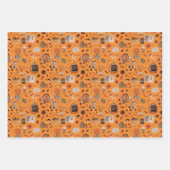 Thanksgiving & Herfst inpakpapier 3 Funky vellen (Voorkant 2)