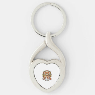 Thanksgiving Herfst Kat Kattenliefhebber Geschenk Sleutelhanger