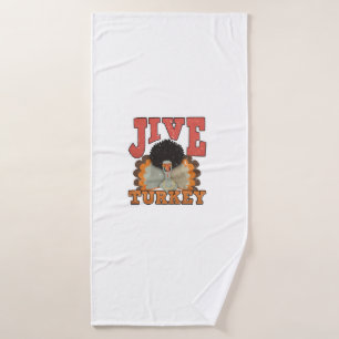 Thanksgiving & Herfst Kleding, Jive Turkije - Retr Badhanddoek