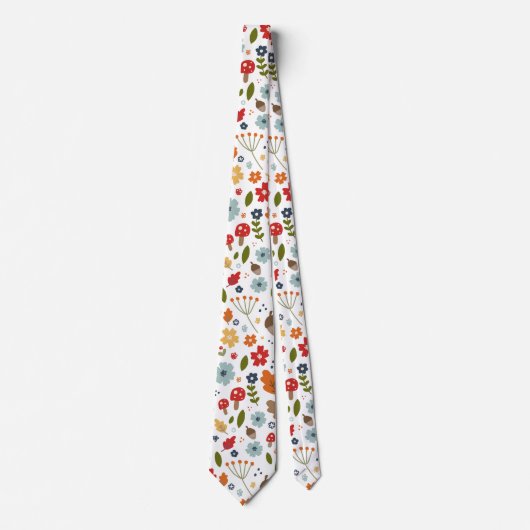 Thanksgiving herfst kleuren vakantie thema stropdas (Voorkant)