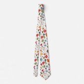 Thanksgiving herfst kleuren vakantie thema stropdas (Achterkant)