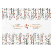 Thanksgiving herfst laat gepersonaliseerde familie tafelkleed (Voorkant (Horizontaal))