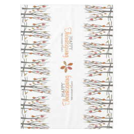 Thanksgiving herfst laat gepersonaliseerde familie tafelkleed