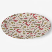 Thanksgiving herfst laat Herfst eten Papieren Bordje (Gekanteld)