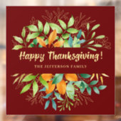 Thanksgiving herfst laat Waterverf Herfst olievlek Raamsticker (Vel 2)