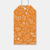 Thanksgiving herfst laat Waterverf Herfst Sinaasap Cadeaulabel (Achterkant)