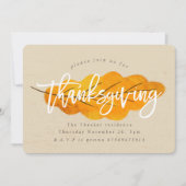 THANKSGIVING HERFST LEAF UITNODIGING (Voorkant)