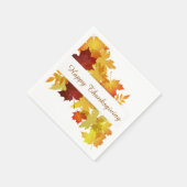 Thanksgiving herfst Leaves Napkin Servet (Hoek)