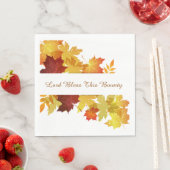 Thanksgiving herfst Leaves Napkin Servet (Insitu)