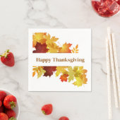 Thanksgiving herfst Leaves Napkin Servet (Insitu)