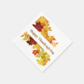 Thanksgiving herfst Leaves Napkin Servet (Hoek)