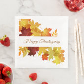 Thanksgiving herfst Leaves Napkin Servet (Insitu)