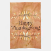 Thanksgiving herfst leborders theedoek (Verticaal)