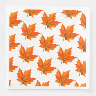 Thanksgiving herfst leest papier Napkins Servet