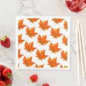 Thanksgiving herfst leest papier Napkins Servet (Insitu)