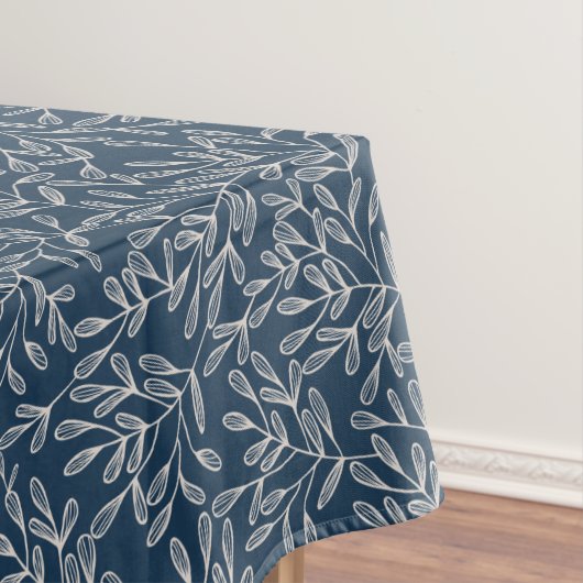 Thanksgiving herfst leest roestvast blauw tafelkleed (Voorbeeld)