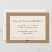 Thanksgiving Herfst - Melkaankondigingskaart Feestdagenkaart (Achterkant)