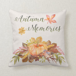 Thanksgiving - "Herfst Memories" - Waterverven1 Kussen