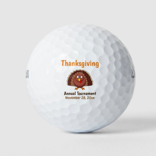 Thanksgiving  Herfst najaar Golfballen (Voorkant)